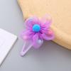 Doce Infantil Coreano Cor de Bala Flor de Cinco Pétalas Pequeno Fresco Enfeite de Cabeça Grampo de Cabelo de Princesa Acessórios de Cabelo Presilha Bb Fofa