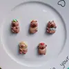 Chaveiro Joias DIY Acessórios de Resina Atacado Novo Capivara Pequena Doninha Corda de Cabelo Grampo de Cabelo Acessórios para Celular