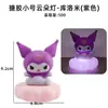 Lámpara Pequeña de Nube Luminosa Decoración para Pastel de Cumpleaños Perro Canela Kuromi Perro de Orejas Grandes Perro Pacha Enchufe para Hornear