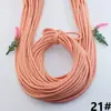 Cuerda Trenzada de Núcleo Bicolor Vertical de 5 mm Correa Cruzada de Moda Cuerda Decorativa Cordón para Cintura de Ropa Longitud Ajustable