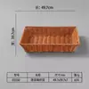 Plato Giratorio de Melamina para Hot Pot Plato para Platos Comercial Plato Rectangular para Verduras Sukiyaki Imitación Madera Caja de Exhibición de Platos para Buffet