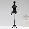 Tienda de ropa maniquí negro blanco accesorios maniquí femenino medio cuerpo maniquí femenino tienda de ropa escaparate maniquí soporte de exhibición cuerpo completo