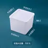 Caja de almacenamiento cuadrada de plástico, caja de plástico con tapa o sin tapa, caja de almacenamiento de material PP elevado, tamaño mini pequeño