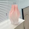 Jarrón de Cristal para Celebridades de Internet Jarrón Transparente Estilo Ins Flores Hidropónicas Diámetro Pequeño Decoración para Mueble de TV Moderno Simple