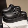 Novas Sandálias Birkenstock Femininas de Verão para Uso Externo Chinelos Macios com Biqueira para Mulheres Sandálias com Biqueira e Solado Grosso para Uso Externo