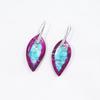 Pendientes colgantes geométricos de piedra emperador bohemio nuevo transfronterizo, joyería de piedra natural popular en Europa y Estados Unidos al por mayor