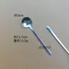 Cuchara de Acero Inoxidable 304 al por Mayor Hotel Hogar Cuchara para Condimentos Café Postre Nido de Pájaro Regalo Cuchara Redonda Pequeña para Revolver