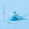 Micro-Paisagismo Baleia Azul Fofa Orca Animais Marinhos Partículas Fofas Aquário Paisagismo Enfeites DIY Acessórios de Pendurar Pequenos Enfeites