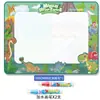 Lienzo de Agua Manta de Aprendizaje Mágica de Agua Tela de Escritura con Agua Pintura para Niños Manta de Pintura Mágica con Agua Transparente de Gran Tamaño Grafiti Repetido