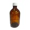 Botella de Vidrio Transparente para Reactivos de 500ml Botella Marrón a Prueba de Luz para Dispensar Medicamentos Sellada Botella de Vidrio para Medicamentos Químicos Experimentales Venta al por Mayor