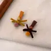 Nueva Horquilla de Hilo Floral con Acabado de Alta Gama, Pinza para el Cabello con Lazo de Terciopelo, Accesorio para el Cabello para Niñas con Flequillo Lateral