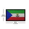Bolsa exterior con bordado de gancho y bucle de bandera nacional africana transfronteriza con parche de tela de bordado de sello en stock