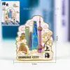 Imanes de Refrigerador de Aleación de Shanghái, Souvenirs Turísticos Culturales y Creativos Temáticos de la Ciudad, Imanes Metálicos para Refrigerador de Atracciones Turísticas al por Mayor