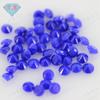 Huagang Gem Piedra Artificial Redonda Lapislázuli Sintético Piedra Desnuda Venta al por Mayor Fondo Puntiagudo Zafiro Diamante Suplementario Piedra de Combinación