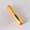 5 8 10 ml Frasco Dispenser de Perfume de Alumínio Anodizado com Enchimento Inferior Mini Portátil Frasco Spray com Bomba Própria de Enchimento Inferior