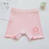 Calça de Segurança para Meninas de Verão Anti-corrida Leve Modal Shorts Base para Crianças Roupa Íntima de Três Pontos para Crianças Médias e Grandes