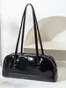 Bolsa de Ombro Unicolor Versátil e Simples para Mulheres, Versão Coreana 2025, Etiqueta Transfronteiriça