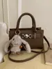 Bolso Cuadrado Pequeño de Mano con Patrón de Cocodrilo Retro Transfronterizo Nuevo Bolso de Viaje Otoño e Invierno 2025 Bolso de Hombro Único de Alta Gama Bolso Cruzado