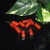Amazon Cross-Border Imitação da Dinastia Qing Antiga Ágata Padrão Casca de Laranja Contas Cilindro Contas Tubulares Acessórios Contas Antigas Ágata Vermelha Antiga Buda