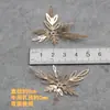 Material para tocado de novia diy hojas de cobre esqueleto de flor pieza de computadora banda para el cabello Xiuhe accesorios de decoración de corona de fénix
