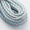Corda Trançada Colorida de 5mm para Alças de Celular, Alças de Bolsa, Paracord, Materiais Artesanais DIY, Cordas para Animais de Estimação