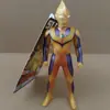 Brinquedos Autênticos de Plástico Macio do Ultraman, Figuras Articuladas para Crianças, Monstros Pequenos, Conjunto Completo de Figuras de Ação Colecionáveis, Presentes