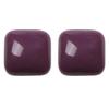 Japonês retro resina quadrado cor sólida meia pílula brincos de pino remendo diy jóias artesanais brincos acessórios material