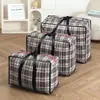 Bolsa Tecida Extra Grande Saco Espesso para Mudança e Embalagem Armazenamento À Prova de Umidade Portátil Bolsa Pele de Cobra Mala Resistente Sacos