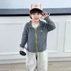 Colección de otoño para niños 2026: nueva chaqueta con capucha y cremallera, sudadera deportiva casual para niños, top elegante y versátil para primavera y otoño