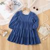 Vestido Nuevo para Niñas 2025 Primavera y Otoño Temperamento Muñeca Estilo Bosque Vestido de Manga Larga Dulce Gama Alta Venta al por Mayor