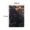 Separadores para Carpeta de Anillas A5 Estampado de Leopardo 6 Agujeros Páginas Índice Índice PP Translúcido Exclusivo Transfronterizo para Clasificación de Documentos Recambios