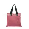Fabricante de Guangzhou Suministra Bolso de Hombro de Algodón Orgánico Bolsa Publicitaria Cremallera Serigrafía Logo Bolsa de Compras Bolsa de Algodón Reciclado