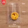 Bolsa de embalaje para pan, bolsa para hornear, bolsa transparente autosellante para alimentos (scones, galletas, pasteles, tostadas), bolsa pequeña autoadhesiva para sellar (galletas, pasteles, tostadas)