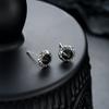 Aretes de Circonio para Hombre, Modernos y Guapos, Diseño Personalizado, Aretes de Diamante Azul para Mujer, Joyería de Alta Gama y Versátil al por Mayor