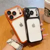 Adecuado para Funda de Teléfono iPhone 17 Pro Max, Galvanizado Mate, Anti-Caídas, Película Protectora de Lente de Cobertura Total, Funda Protectora Dura para Apple 16