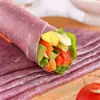 Wraps Integrales de Trigo Sarraceno y Espinaca Negros, Panqueques Multigrano, Alimento Básico, Amigable para el Fitness, Llenador, Sustituto de Comida Cero Grasa, Snack Ligero, Comida Rápida