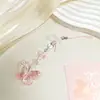 Personalidade Moda Cor Cruzada Laço Asas de Anjo Amor Pingente de Telefone Corrente de Cartão Goo Chaveiro Cordão Pendente de Bolsa Ornamentos