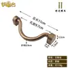 Nova Gaveta Chinesa Puxador de Cobre Puro Espesso Durável Duplo Furo Armário Antigo Todo Cobre Simples Retro Ferragem Puxador
