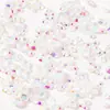 Arte de Uñas Popular Diamantes Sueltos Rhinestones Transparentes de Colores con Base Plana Estilo Mismo Abanico Rey Decoraciones para Uñas DIY