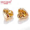 Anillo de Moissanita Color Champagne en Forma de Corazón, Cara de Piedra Suelta, Piedra Preciosa de Color Irregular en Forma de Corazón con Certificado, Accesorios de Joyería al por Mayor