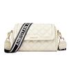 Bolso de Mujer Transfronterizo Bolso Romboidal Bordado 2024 Nueva Moda Trendy Bolso de Hombro Estilo Coreano Trendy Correa Ancha para el Hombro Bolso Cruzado