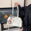 Bolso de hombro tipo baguette de diseño nicho moderno estilo coreano para mujer, llegada nueva verano 2025, bolso Boston, bolso bowling