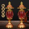 Enchufe de Taiwán LED de ahorro de energía Cristal de titanio Xie Deng Jing Cai Lámpara de Buda Santuario Salón de Buda Lámpara Changming Suministros de Buda