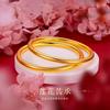 Soldadura Sin Costuras Premium Pulsera de Loto Nueva Artesanía Color Dorado 4N5N Estilo Antiguo Pulsera Estilo Chino Anillo Único Pulsera de Herencia