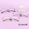 Armazón de Gafas de Titanio Puro, Armazón de Gafas Retro Pequeño para Mujer, Gafas Graduadas Danyang, Gafas para Miopía, Armazón de Gafas Ópticas 1251