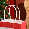 Bolsas de Regalo Navideñas Transfronterizas con Estampado de Santa Claus de Dibujos Animados, Bolsas de Recuerdo, Bolsas para Empaquetar Snacks de Fiesta Navideña