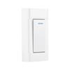 Montado en superficie pared mesita de noche pequeño interruptor botón anticuado pellizco manual botón luz dormitorio un solo control doble control panel doméstico