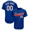 Traje de Béisbol Americano de Verano para Hombre 2024 Estampado Digital 3D Cárdigan sin Cuello Camisa de Manga Corta Jersey Casual con Botones