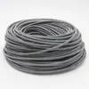 Venta al por mayor directa de fábrica alambre trenzado de color DIY lámpara araña cable de alimentación retro de 2 x 0.75 mm²