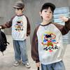Nezha 2025 Novo Moletom Infantil Moda Nacional Anime Roupa de Primavera Infantil Top Infantil Feminino Casual Estilo Ocidental Roupa Infantil